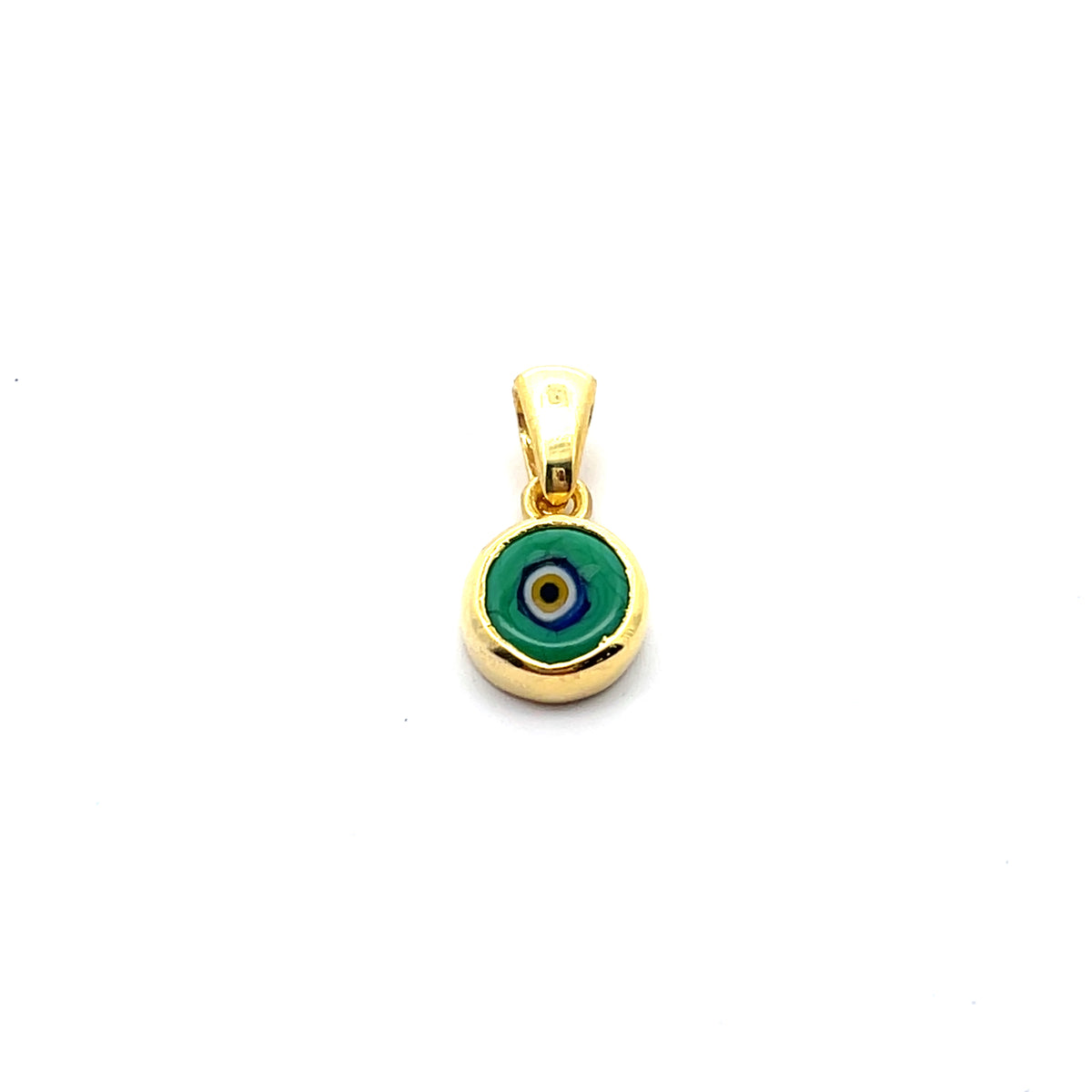 Enamel Mini Evil Eye Pendants | Silver & Gold Plated