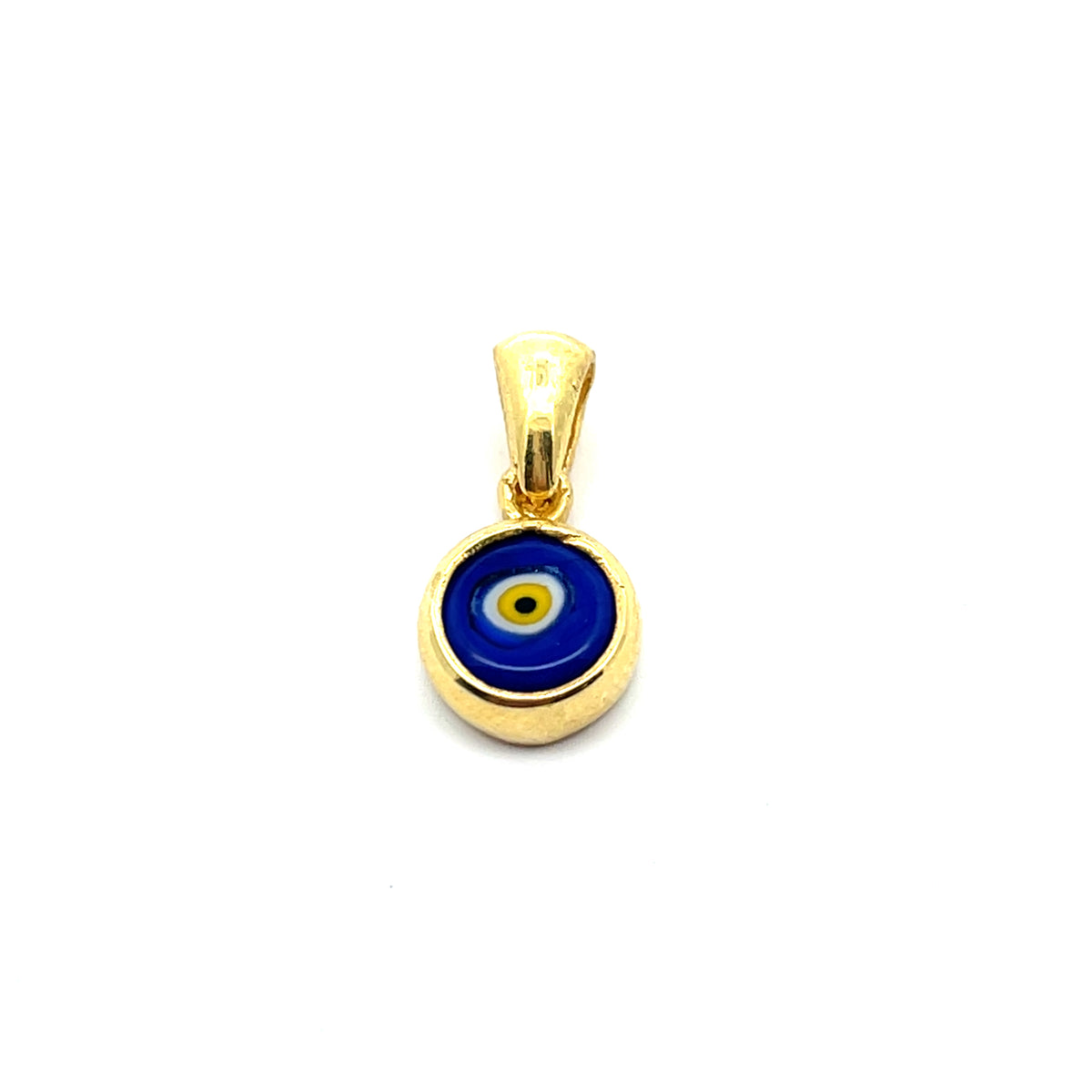Enamel Mini Evil Eye Pendants | Silver & Gold Plated