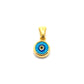 Enamel Mini Evil Eye Pendants | Silver & Gold Plated