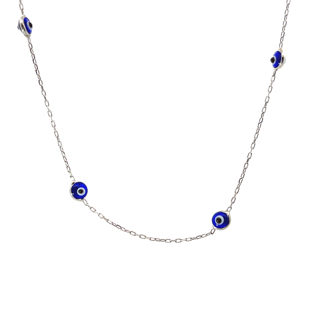 Dainty Evil Eye Station Necklaces & Bracelets