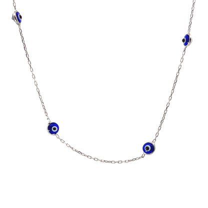 Dainty Evil Eye Station Necklaces & Bracelets