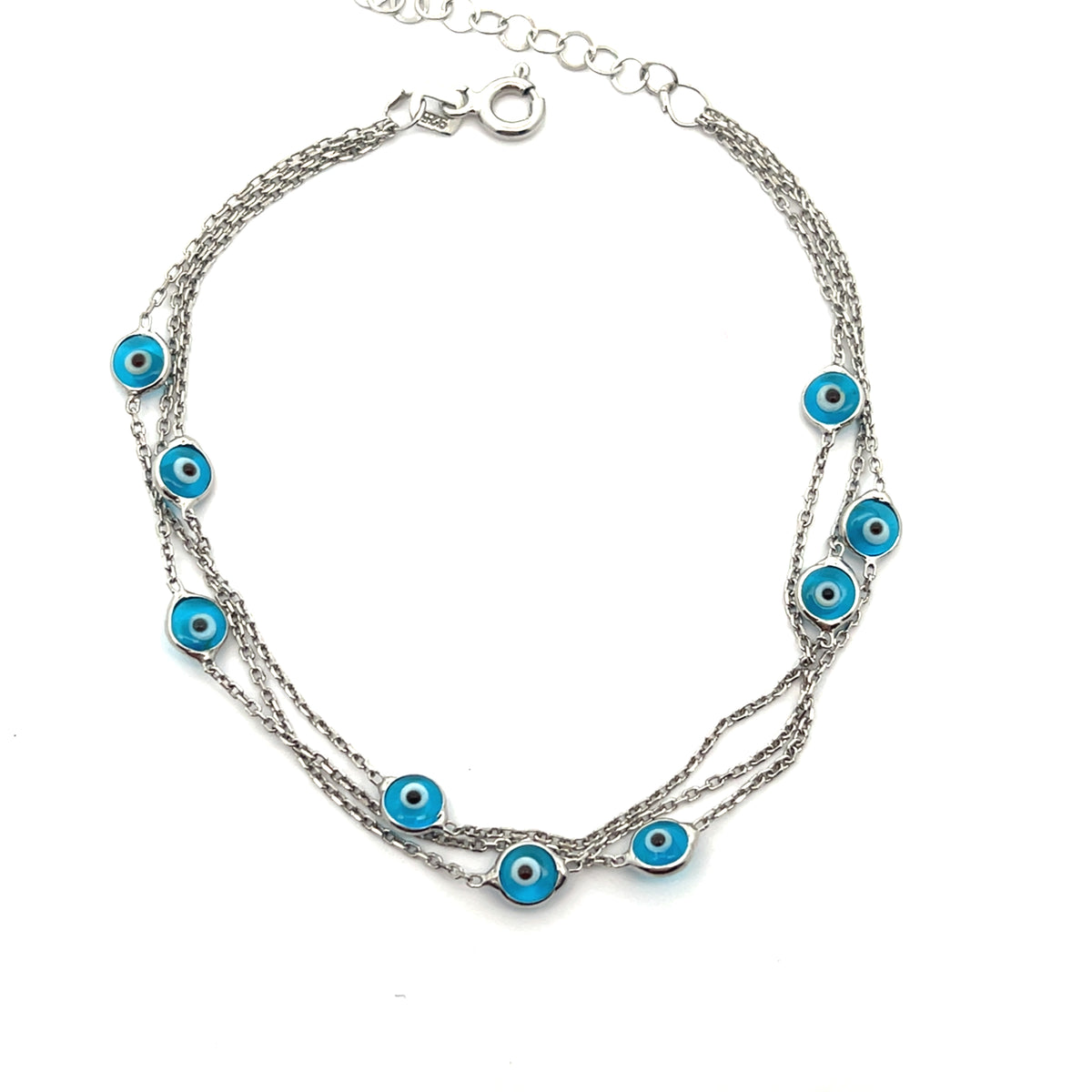 Dainty Evil Eye Station Necklaces & Bracelets