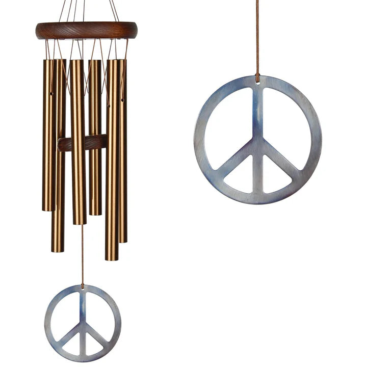 Woodstock Peace Chime - Small, Bronze