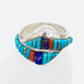 Gemstone Paintings by David Freeland Jr. | Navajo Weave Rings Collection