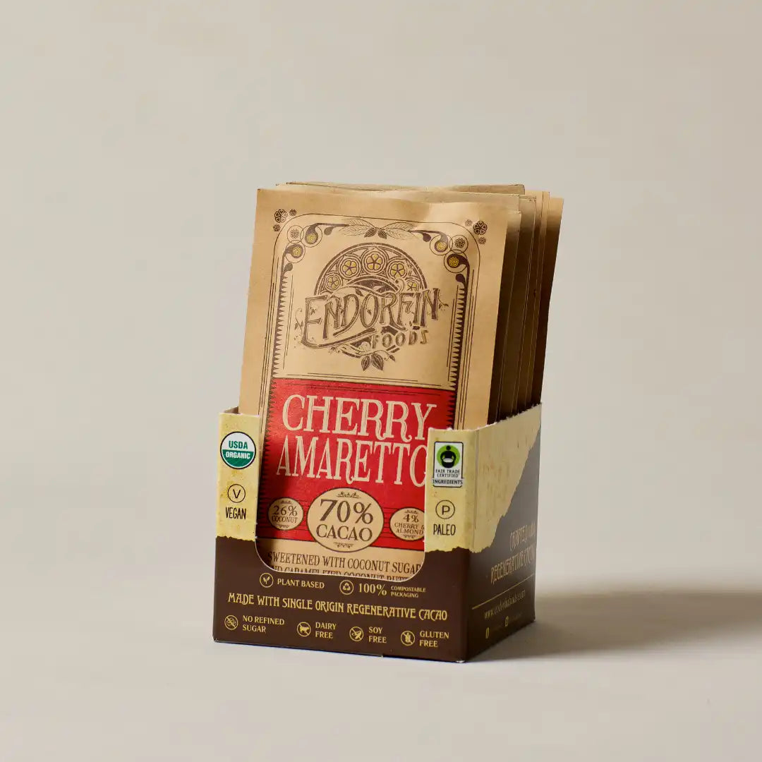 Cherry Amaretto • Dark Chocolate Bar • 70% Cacao