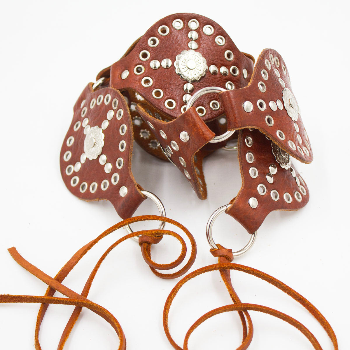 Segmented Mdamma Tie Belts  | Moroccan Leathers