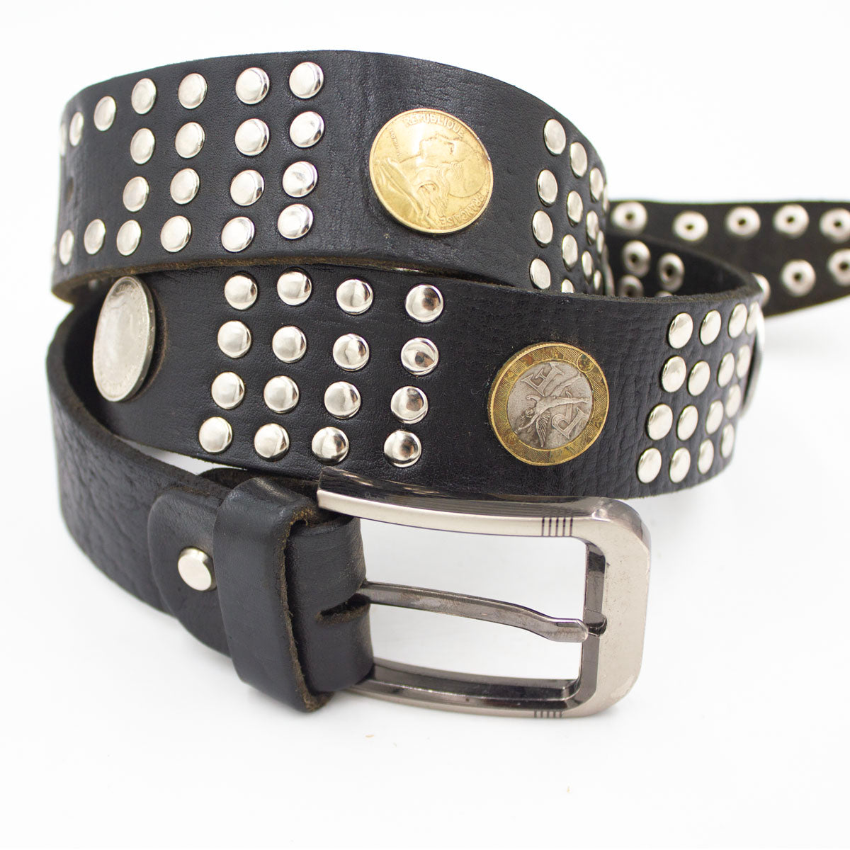 Leather Arabic Coin Belt | Moroccan Leathers