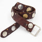 Leather Arabic Coin Belt | Moroccan Leathers