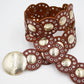 Hammered Disc Belt | Moroccan Leathers