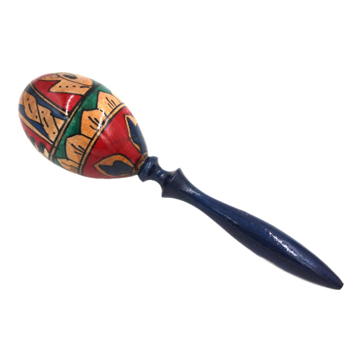 Hand-Painted Balinese Wooden Maracas