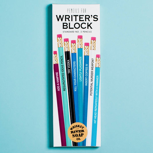 Pencils for Writer's Block Original Style | Funny Pencils