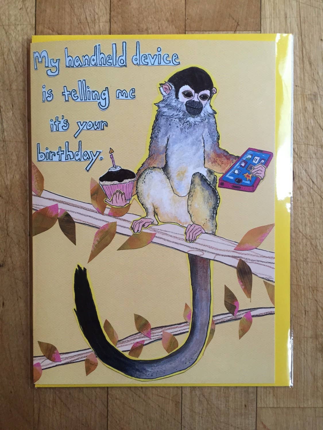 Handheld Device Birthday Card