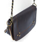 Chain Strap Suede Shoulder Bag | Moroccan Leathers