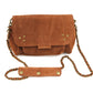 Chain Strap Suede Shoulder Bag | Moroccan Leathers