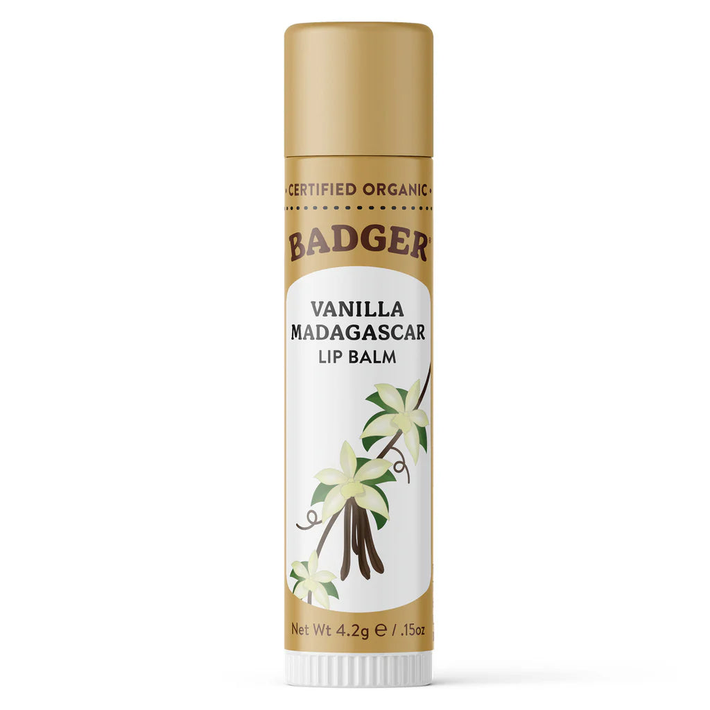 Badger Vanilla Madagascar Lip Balm