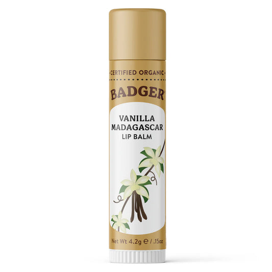 Badger Vanilla Madagascar Lip Balm