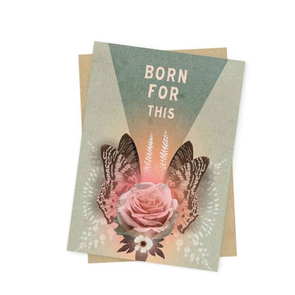 Mini Greeting Card, Born For This