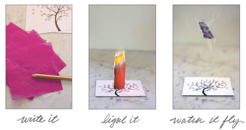 ALMOND BLOSSOMS Wish Paper Kit