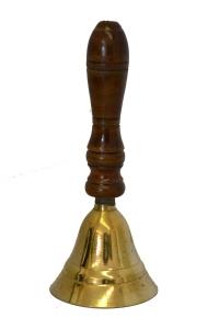 Brass Bell with Wooden Handle