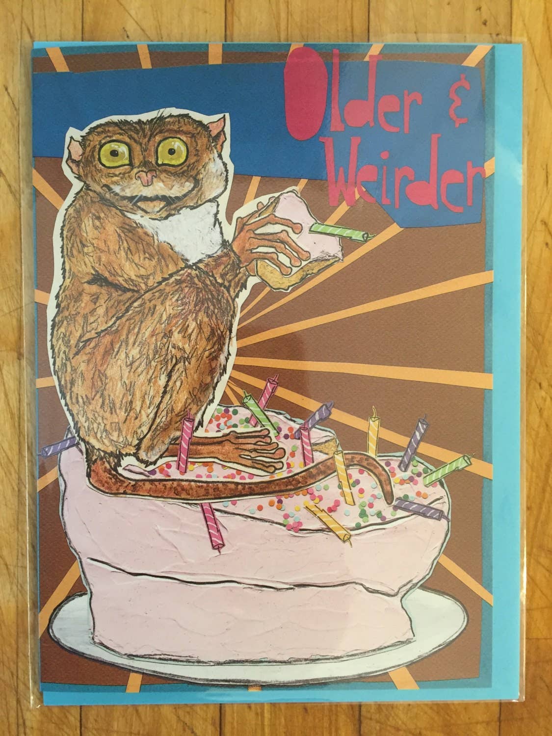 Older Weirder Birthday Card