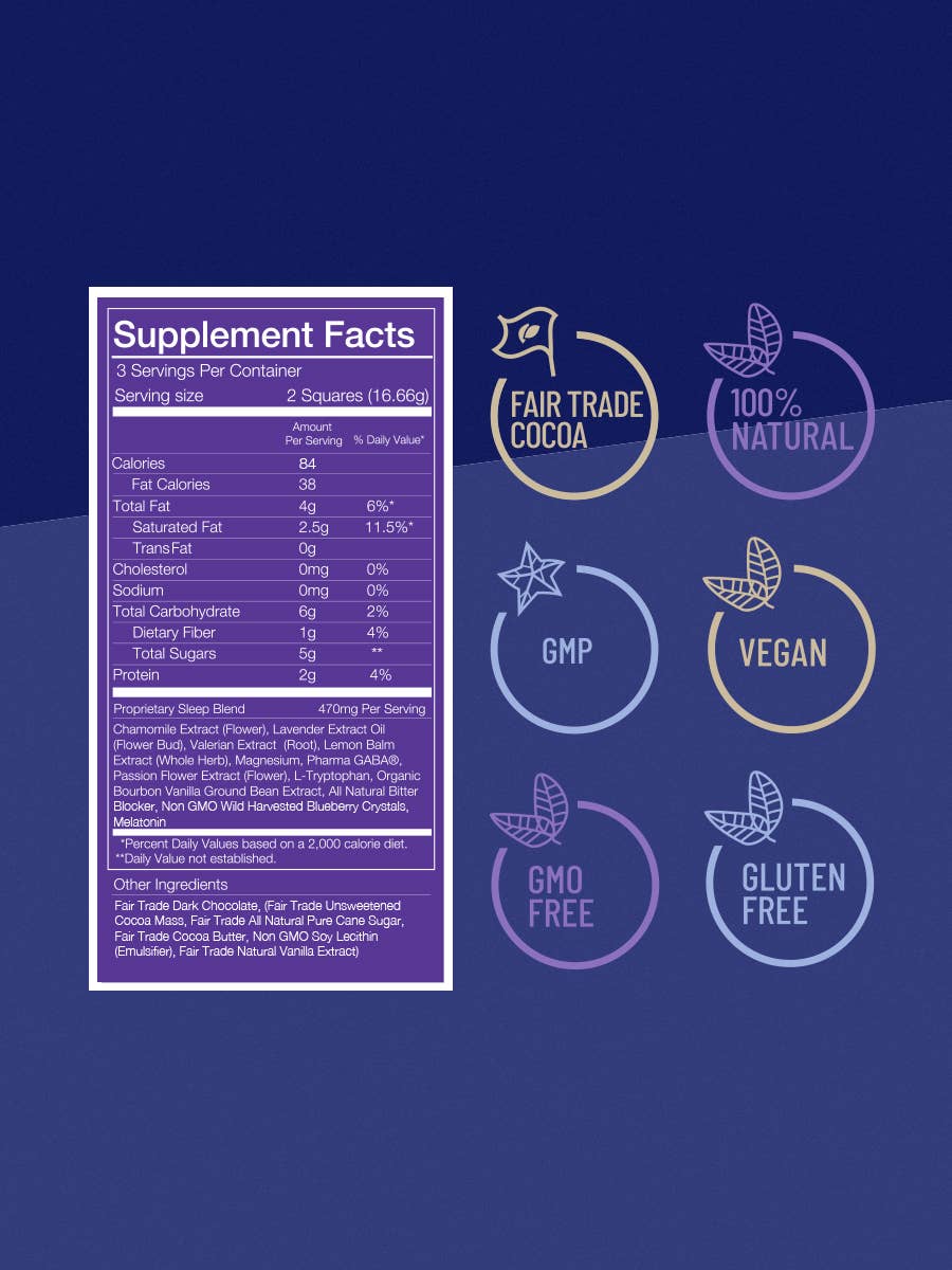 Sleepy Chocolate - Sleep Formula - Blueberry Lavender