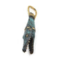 Bronze Alligator Bottle Opener Verdigris Finish