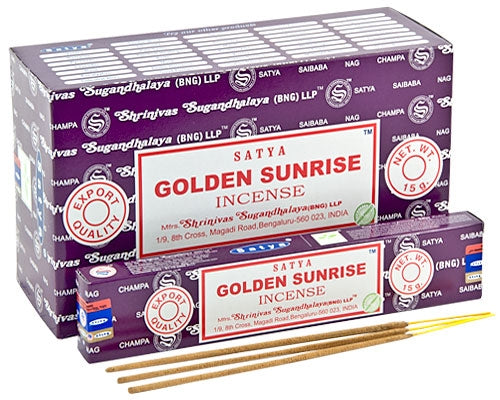 Satya Golden Sunrise Incense 15 Grams