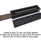 Wood Incense Box Burner w/Storage