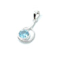 Circle Swirl Pendants Premium Stones
