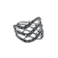 Sterling Silver Marcasite Infinity Ring
