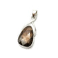 Silver Twist Natural Golden Moonstone Pendants