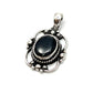 Sterling Silver Victorian Mirror Pendants Premium Stones