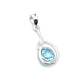 Circle Swirl Pendants Premium Stones