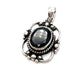 Sterling Silver Victorian Mirror Pendants Premium Stones