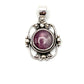 Sterling Silver Victorian Mirror Pendants Premium Stones