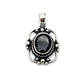 Sterling Silver Victorian Mirror Pendants Premium Stones