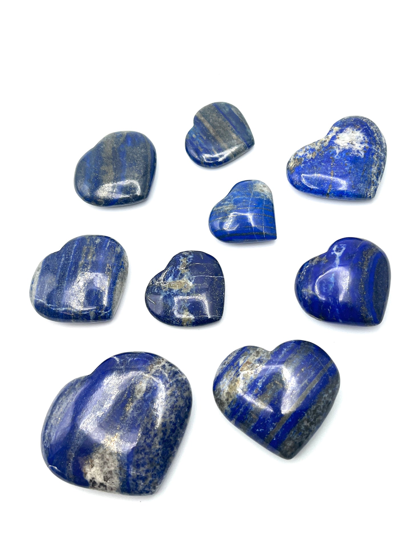 XXL Lapis Lazuli Hearts