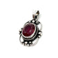 Sterling Silver Victorian Mirror Pendants Premium Stones