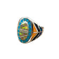 Gemstone Paintings by David Freeland Jr. | Zuni Mosaic Rings