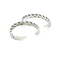 Oxidized Silver Flat Chain Cuff