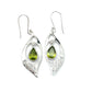 Swirl Dangle Gemstone Earrings