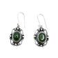 Sterling Silver Victorian Mirror Gemstone Earrings