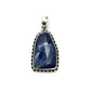 Faceted Sapphire Beaded Pendants