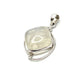 Silver Double Wire Moonstone Pendants