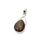 Silver Twist Natural Golden Moonstone Pendants