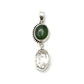 Bali Oval Herkimer Pendants