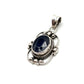 Sterling Silver Victorian Mirror Pendants Premium Stones