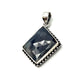 Faceted Sapphire Beaded Pendants