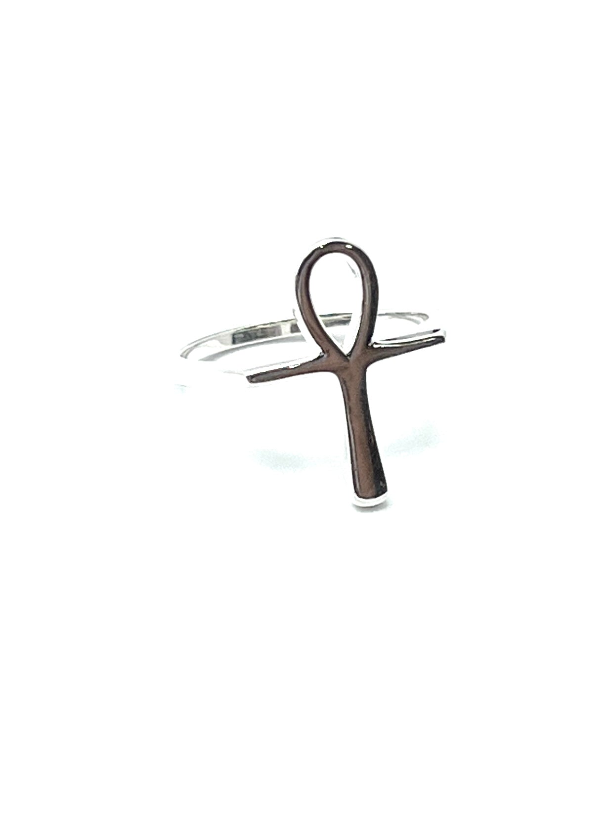 Sterling Silver Square Ankh Rings