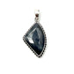 Faceted Sapphire Beaded Pendants